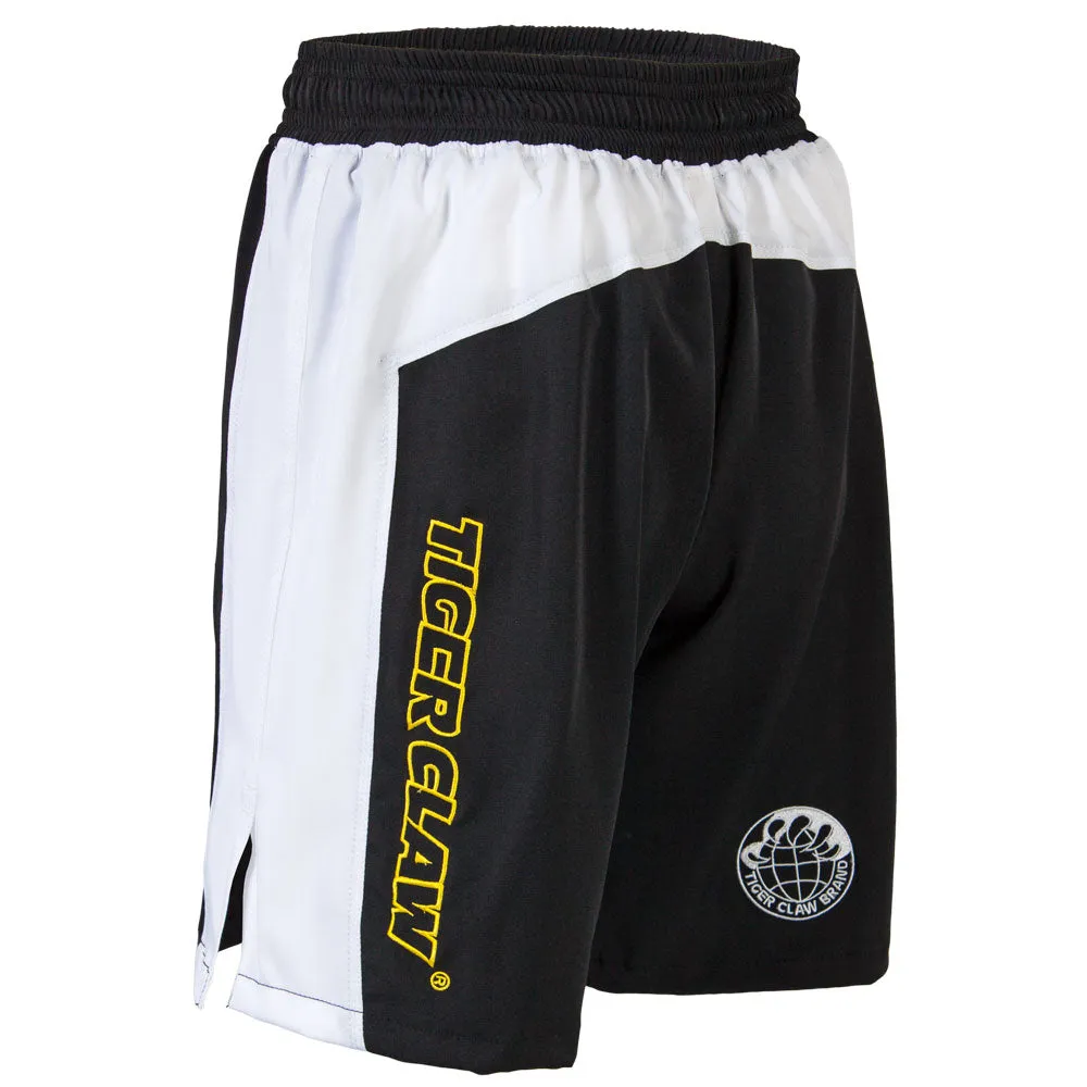 55% OFF - Fight Shorts - Black with White trim