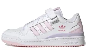 Adidas Originals Forum Skateboarding Women Sneakers, White/Light Pink/Grey