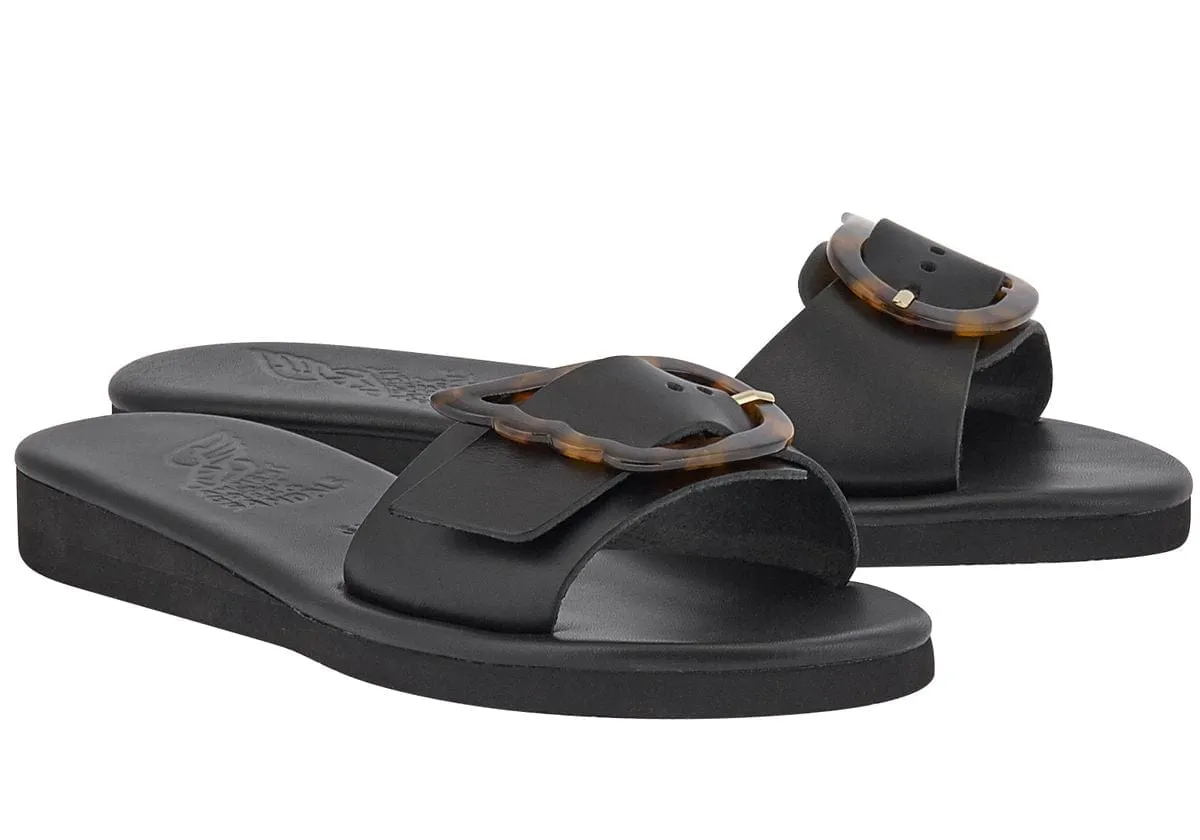 Aglaia Buckle Slide Sandals