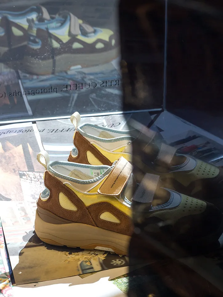 AKK-ab Sneaker, Brown x Yellow