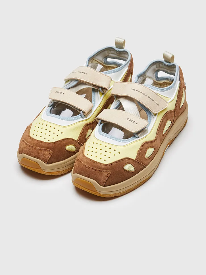 AKK-ab Sneaker, Brown x Yellow