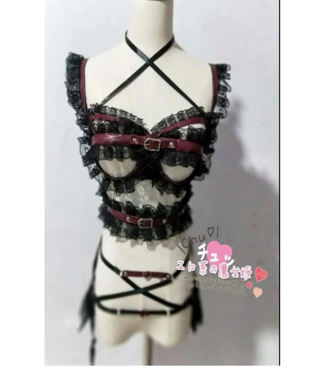 Babydoll Harness Lingerie Set