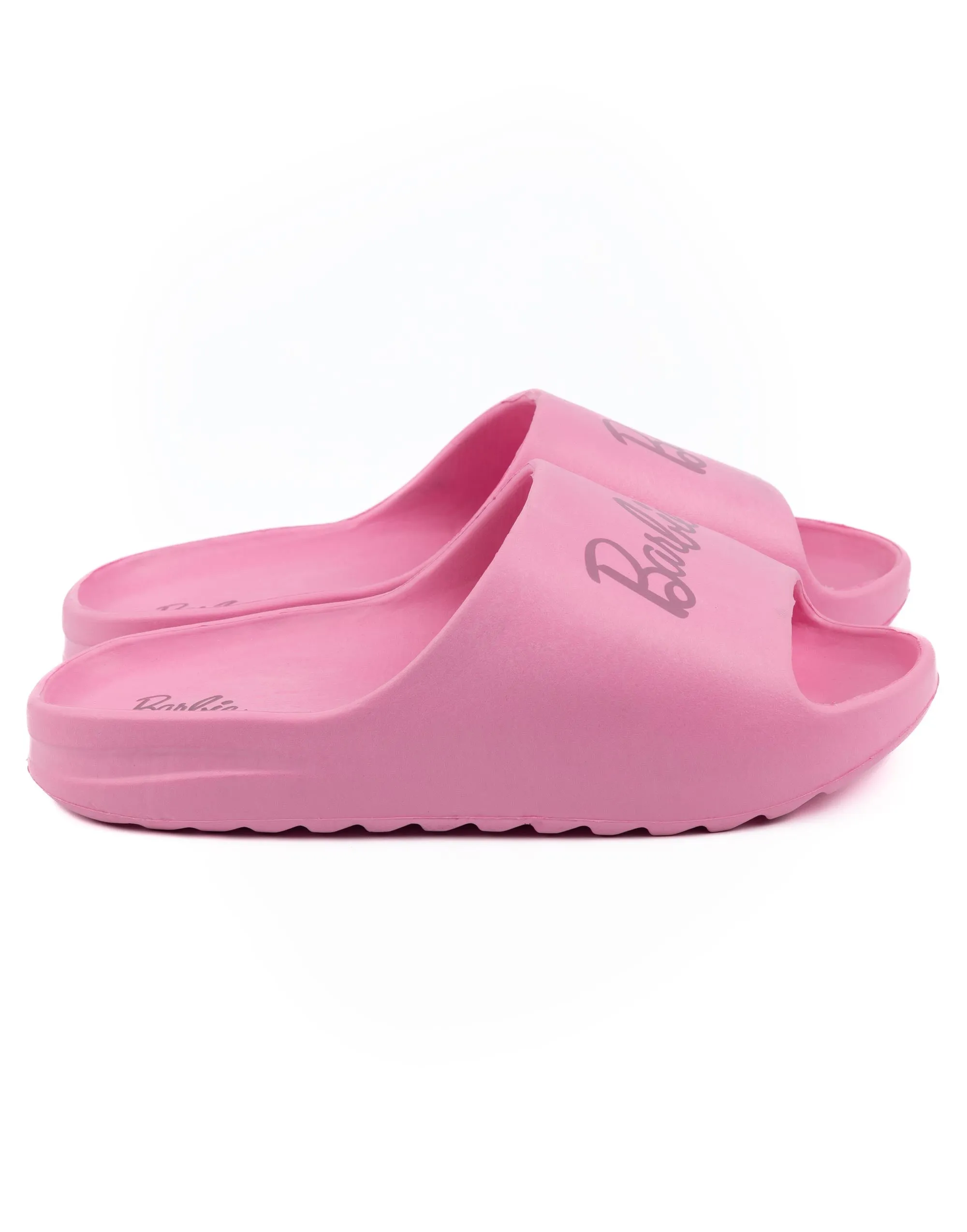 Barbie Womens Pink Summer Sliders Shoes