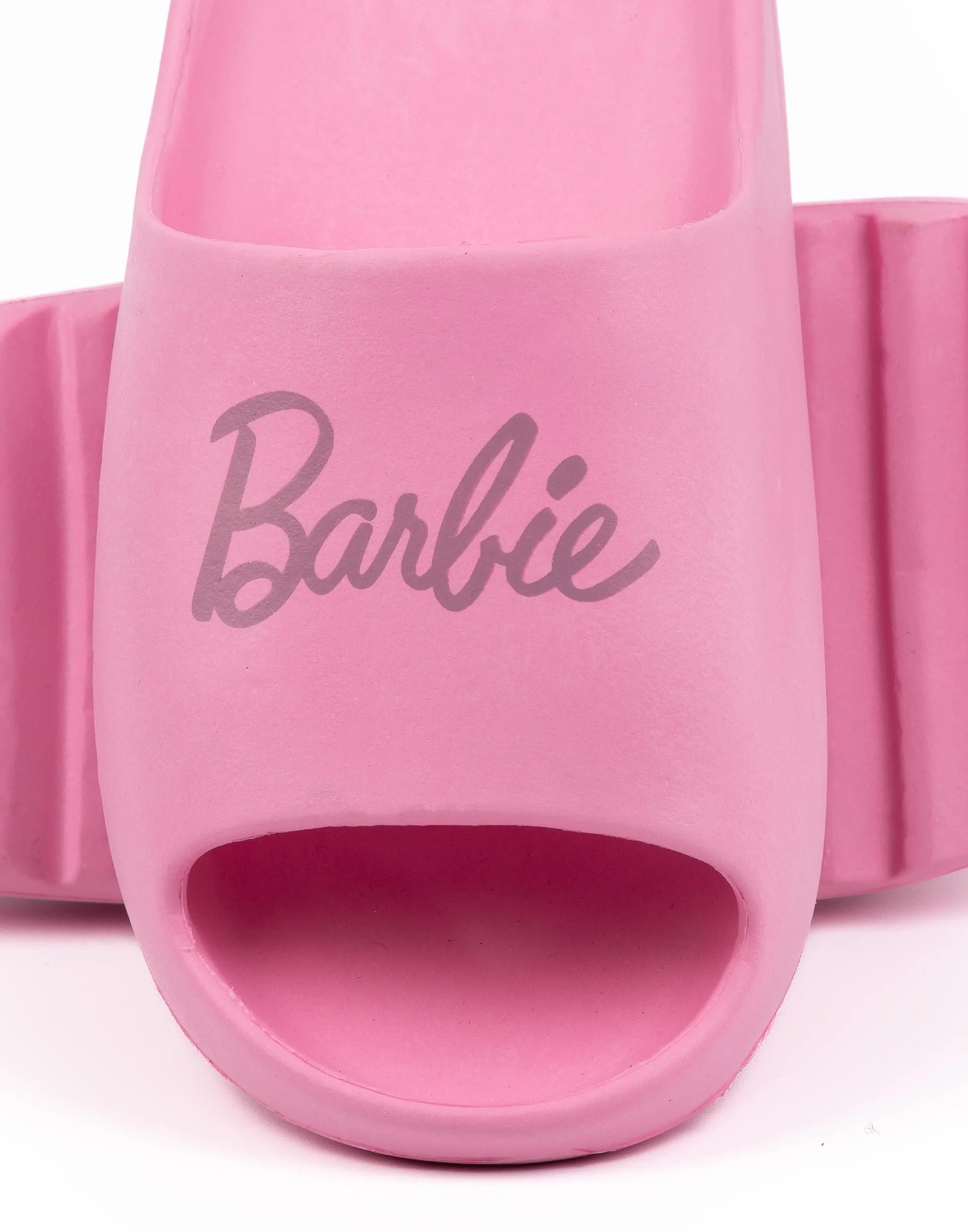 Barbie Womens Pink Summer Sliders Shoes