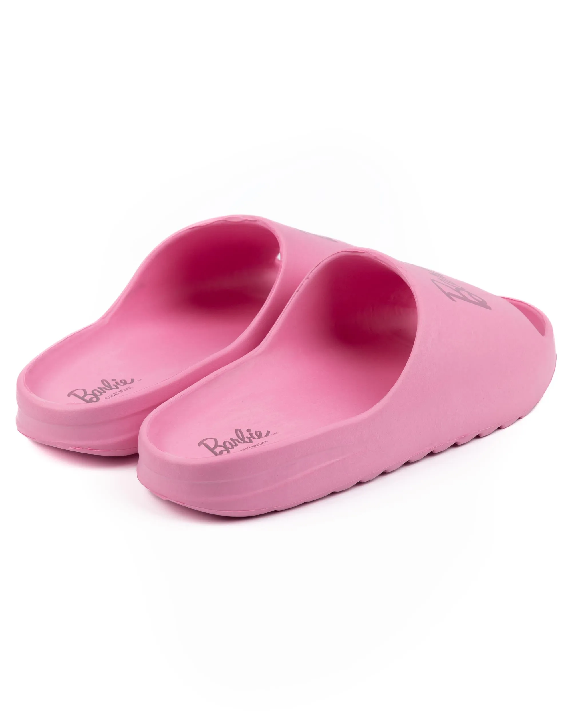 Barbie Womens Pink Summer Sliders Shoes