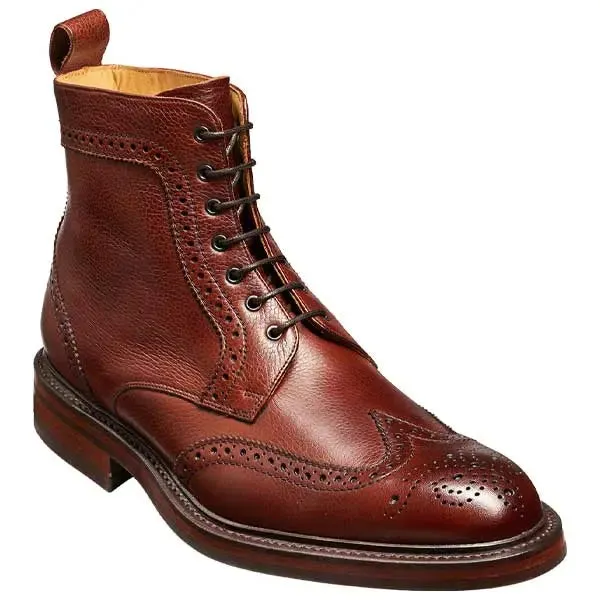 BARKER Calder Boots - Mens - Cherry Grain