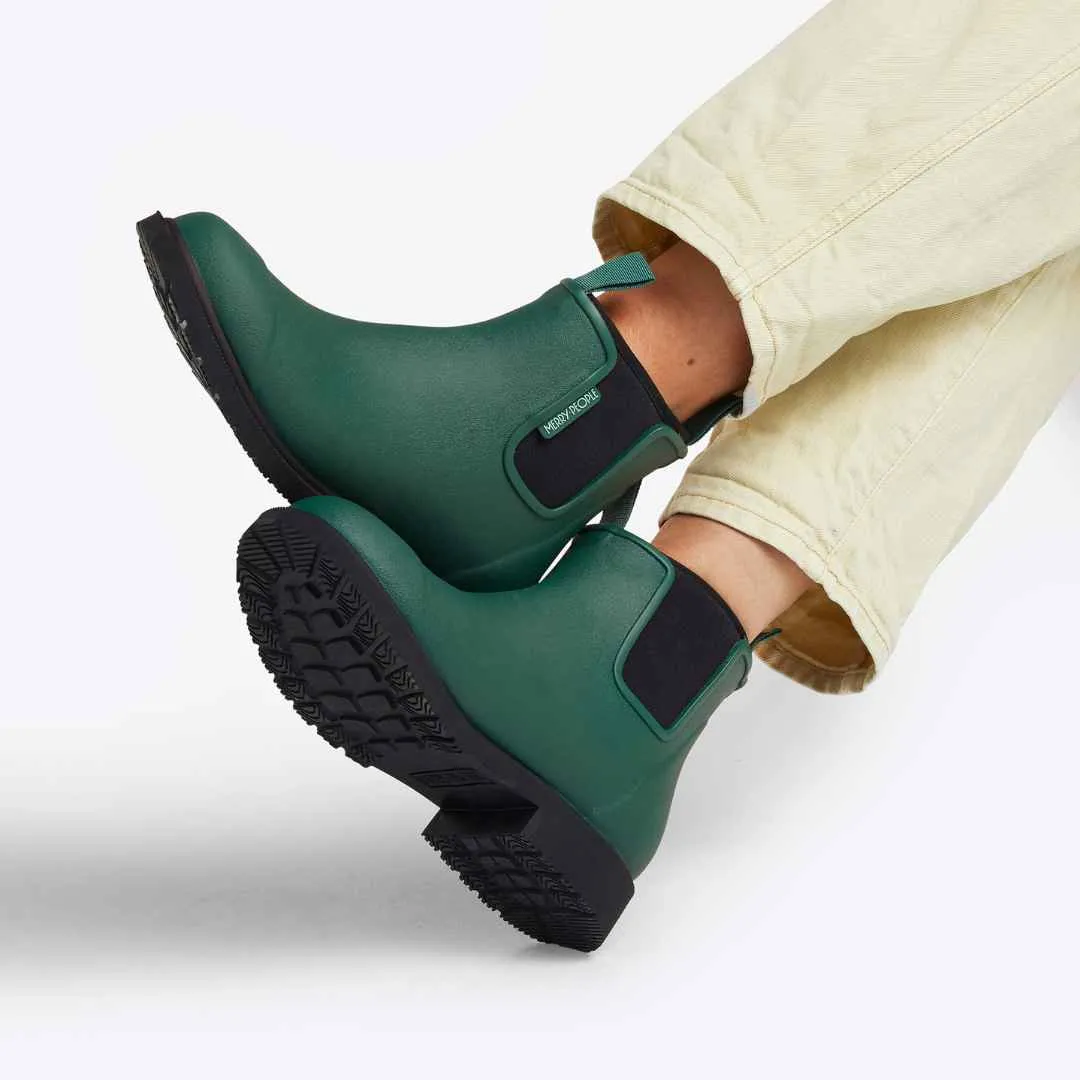 Bobbi Rain Boot // Alpine Green & Black