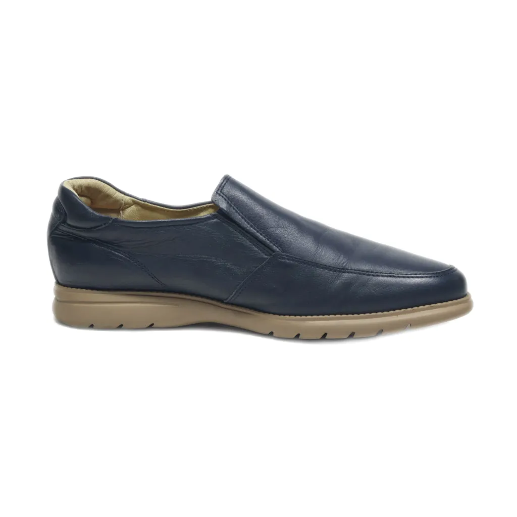 Callaghan Casual Slip Ons Leather Blue Colour For Men