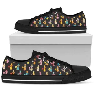 Cat Low Top Shoes - Stylish And Sustainable Footwear, Cat Canvas Shoes