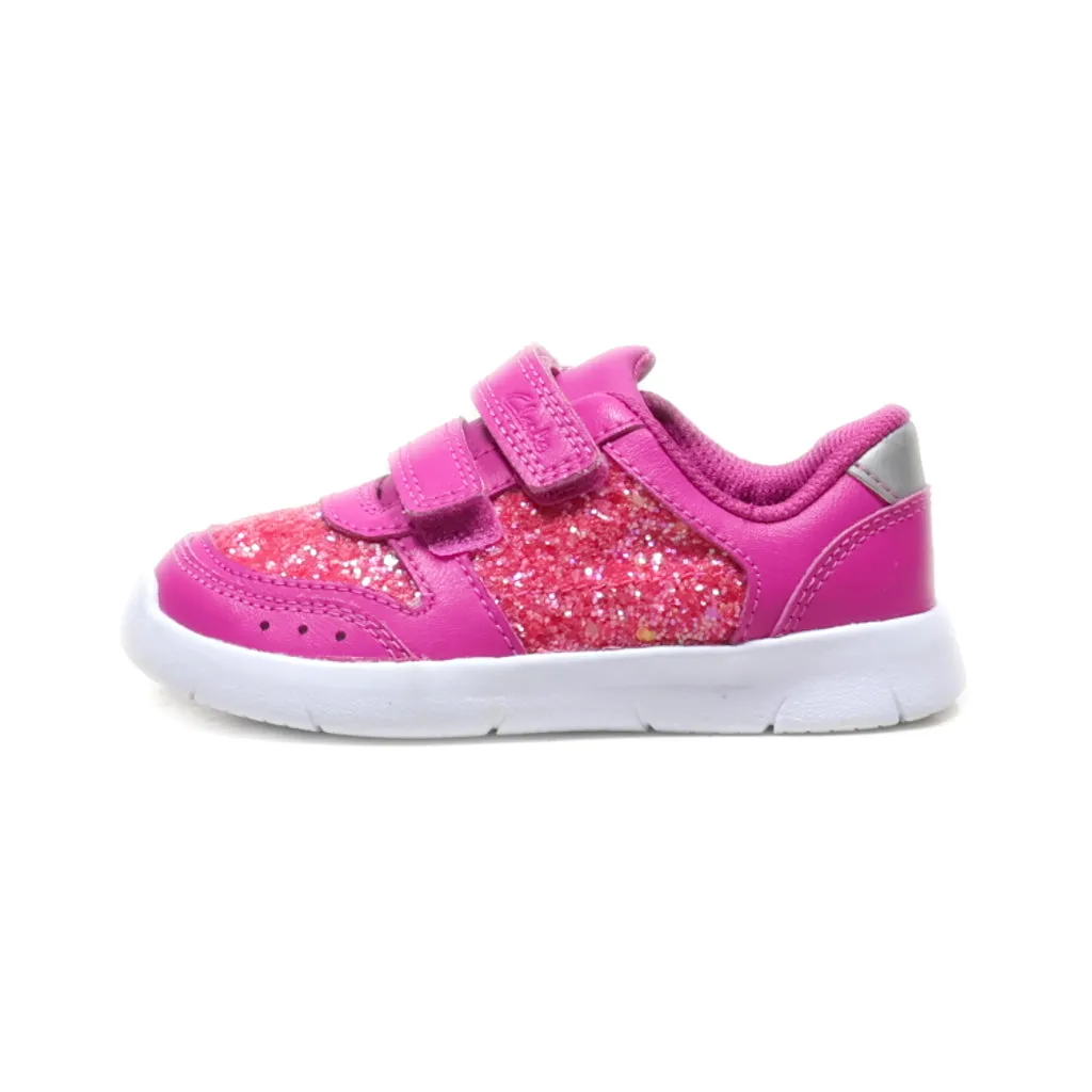 Clarks Sneakers Leather Pink Colour For Kids