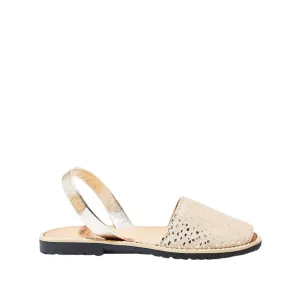 Classic Leather Menorcan Sandal With Open Toe For Women - Madona 1056 Dama