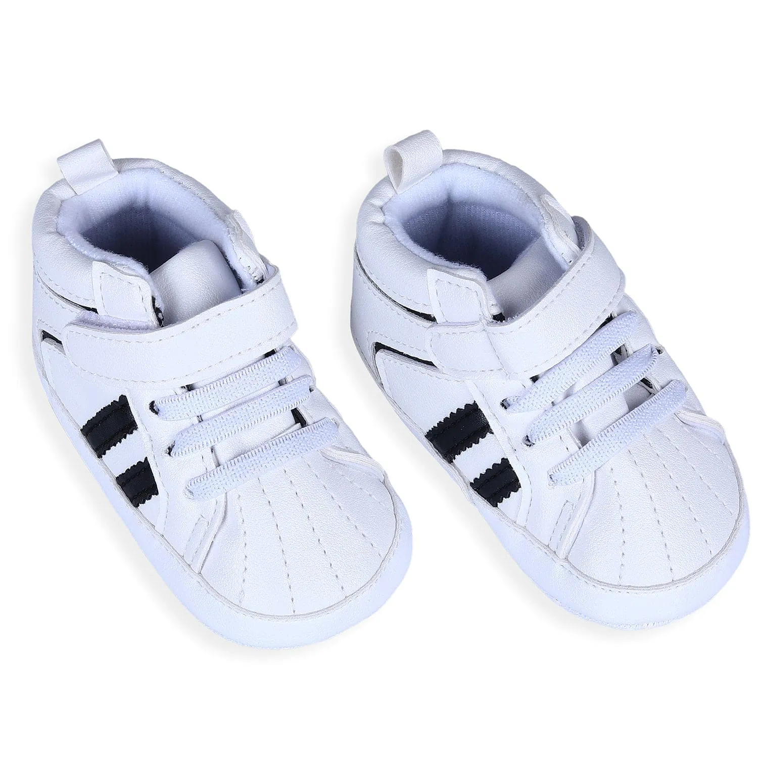 Classic Stripes Comfortable And Breathable Anti-Slip Sneaker Shoes - White