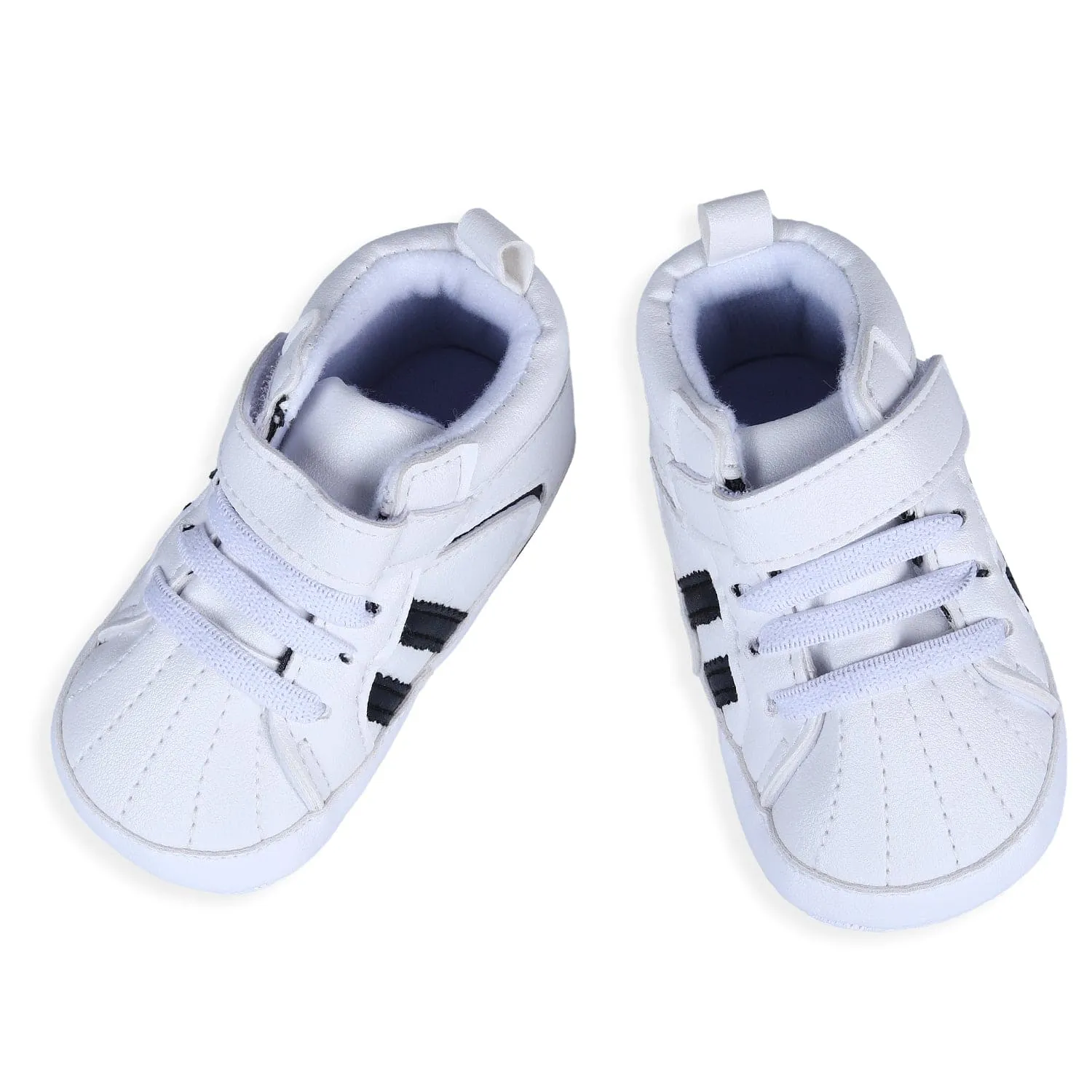 Classic Stripes Comfortable And Breathable Anti-Slip Sneaker Shoes - White