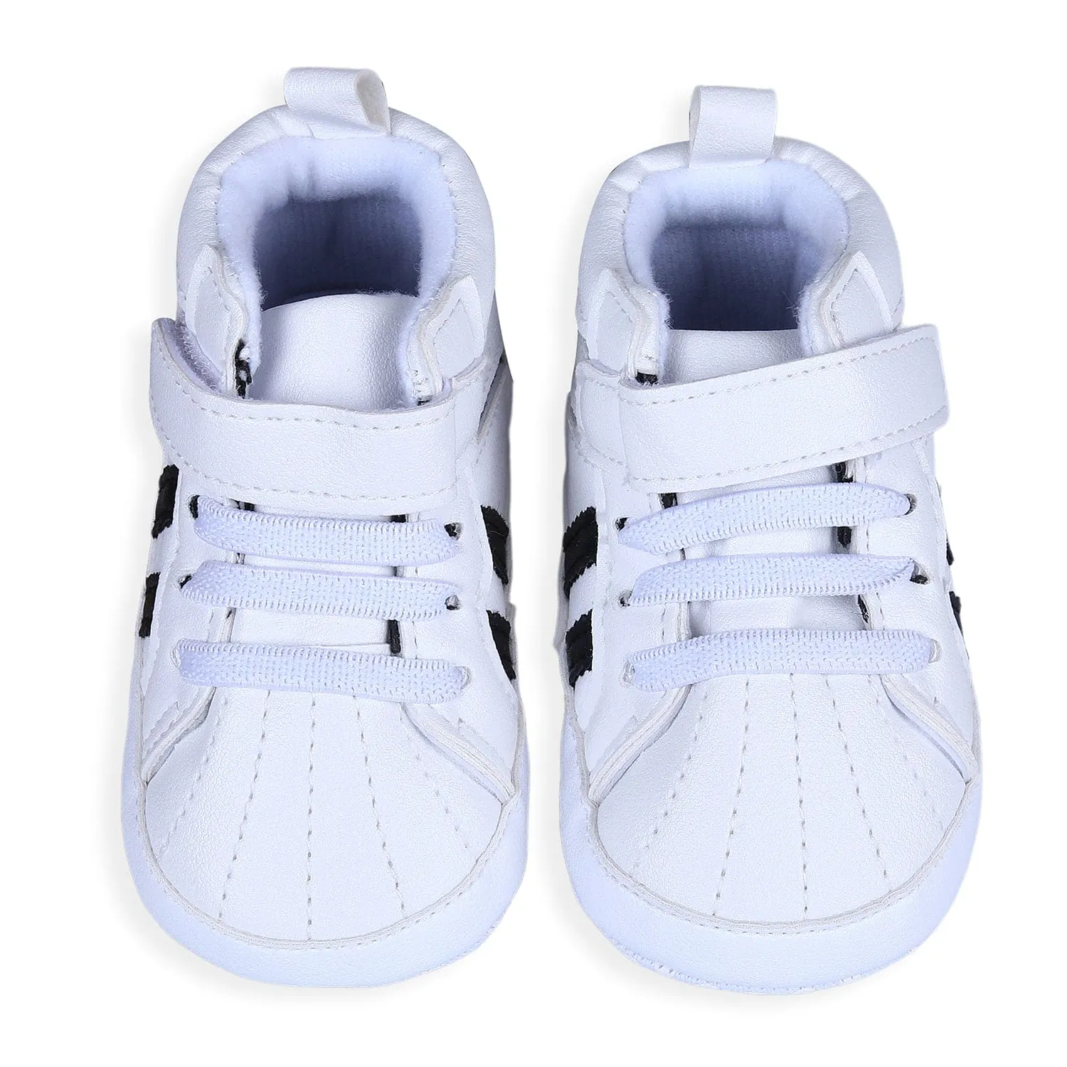 Classic Stripes Comfortable And Breathable Anti-Slip Sneaker Shoes - White