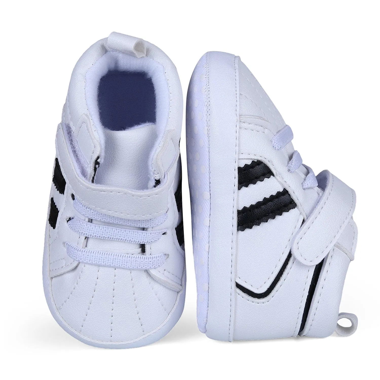 Classic Stripes Comfortable And Breathable Anti-Slip Sneaker Shoes - White