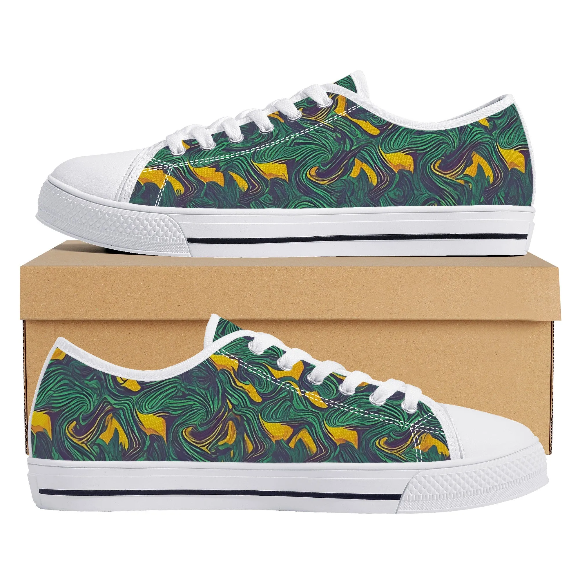 Designer Low Top Canvas Shoes - FXS X1