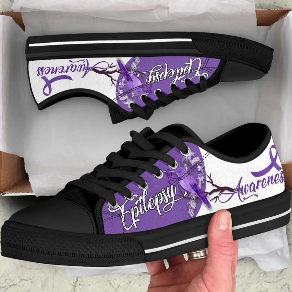 Epilepsy Hummingbird Shoes Low Top Shoes Canvas Shoes, Best Canvas Shoes, Low Top Sneaker