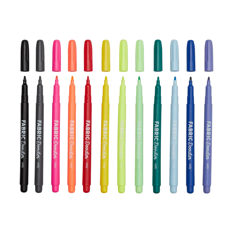 Fabric Doodlers Markers - Set of 12