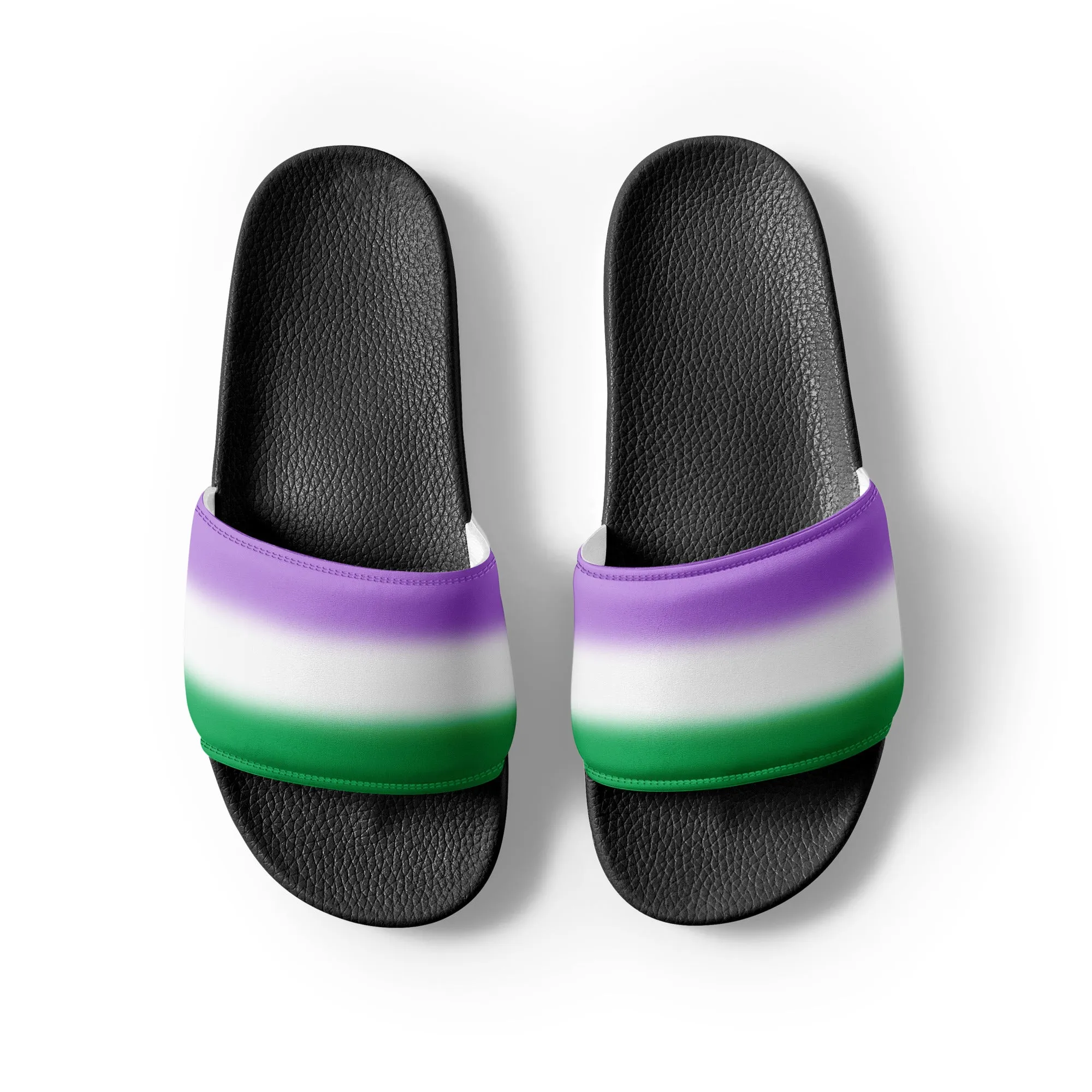 Genderqueer Pride Womens Slides Sandals