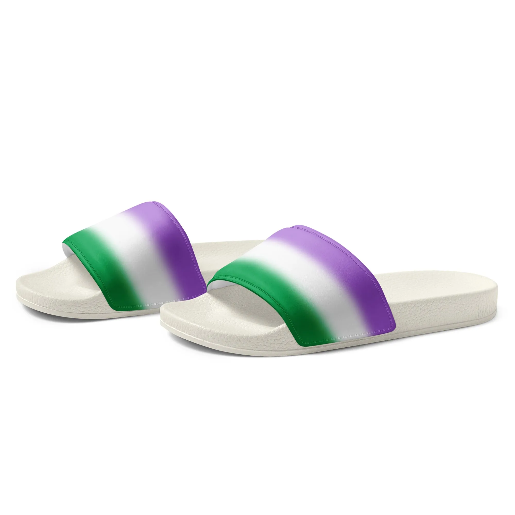 Genderqueer Pride Womens Slides Sandals