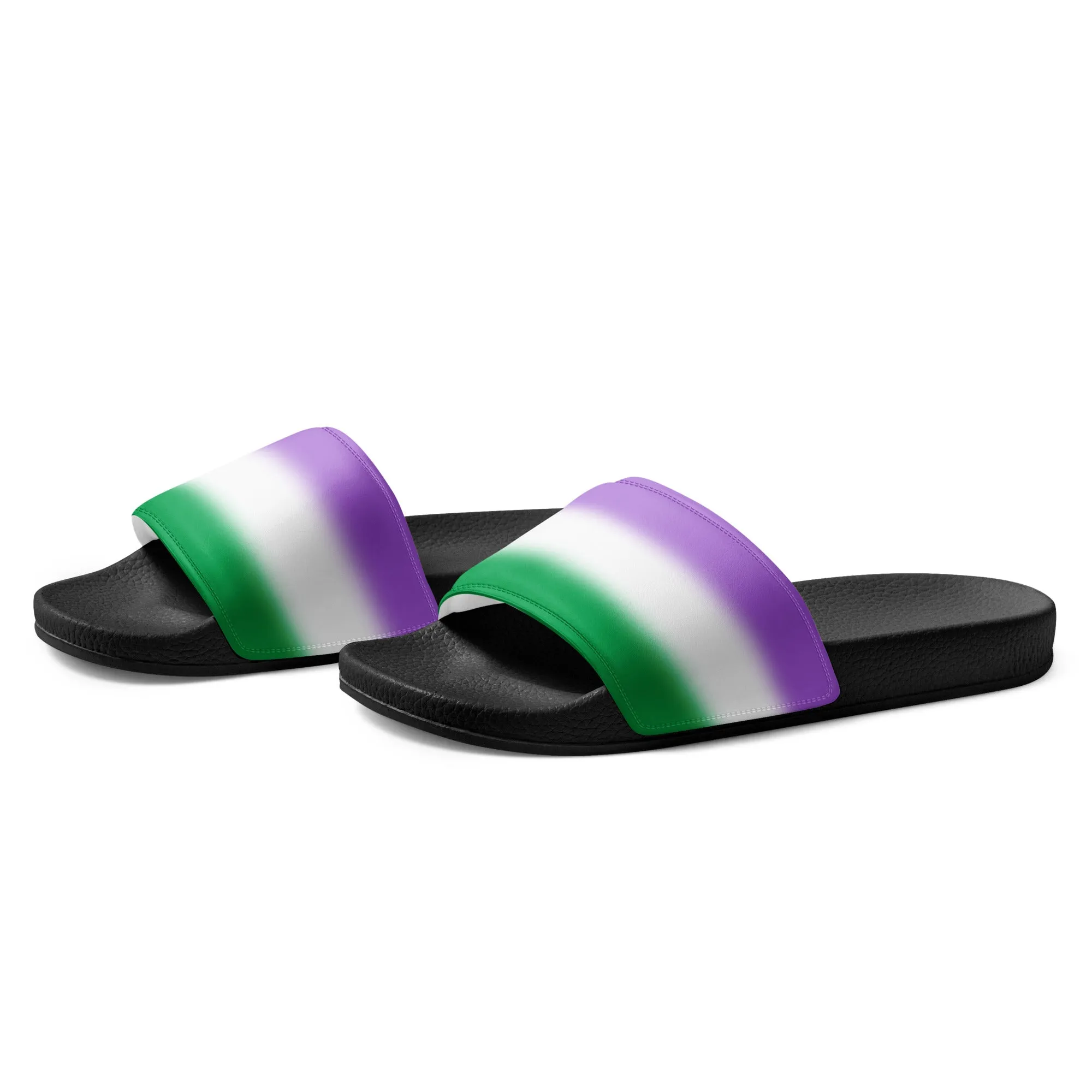 Genderqueer Pride Womens Slides Sandals