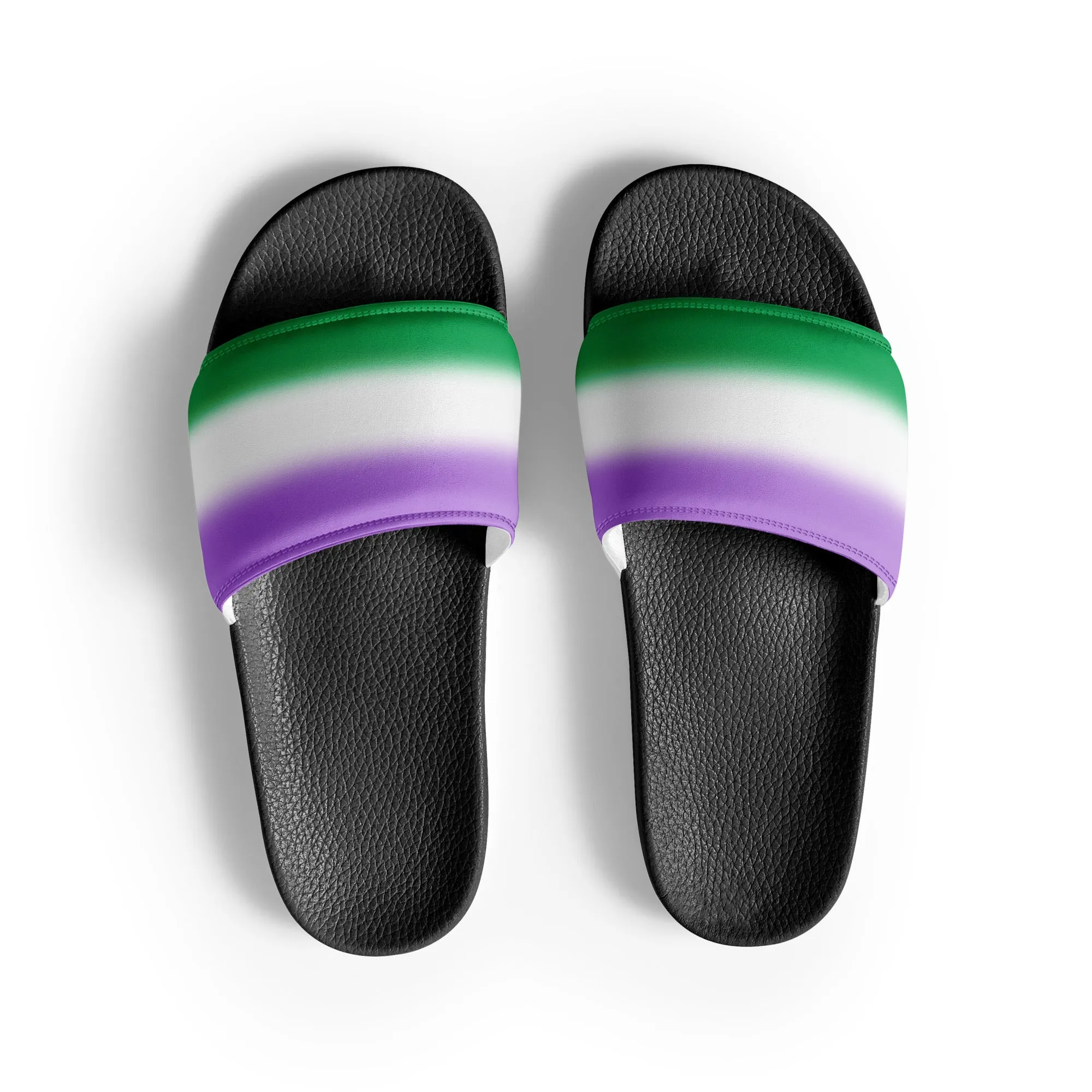 Genderqueer Pride Womens Slides Sandals