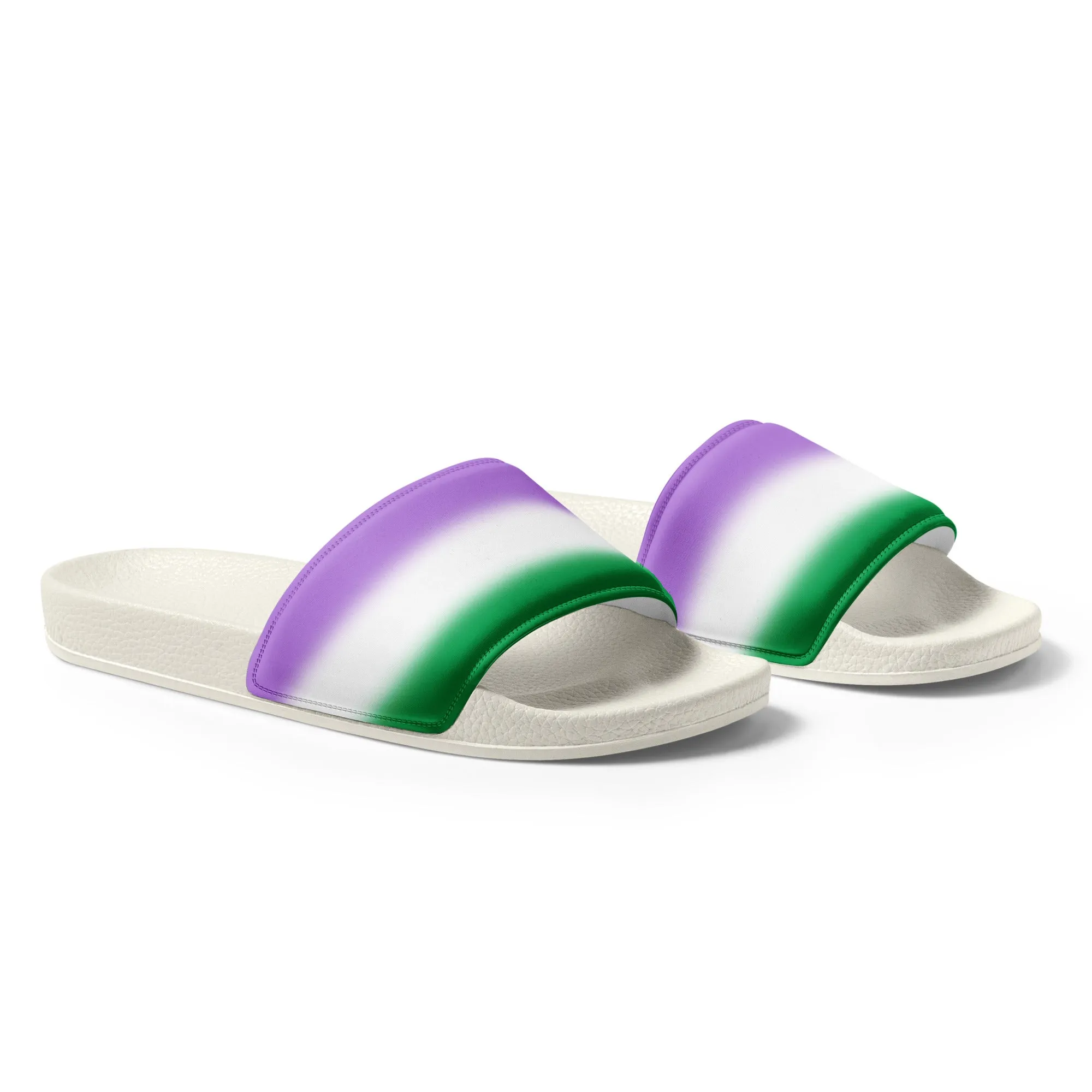 Genderqueer Pride Womens Slides Sandals