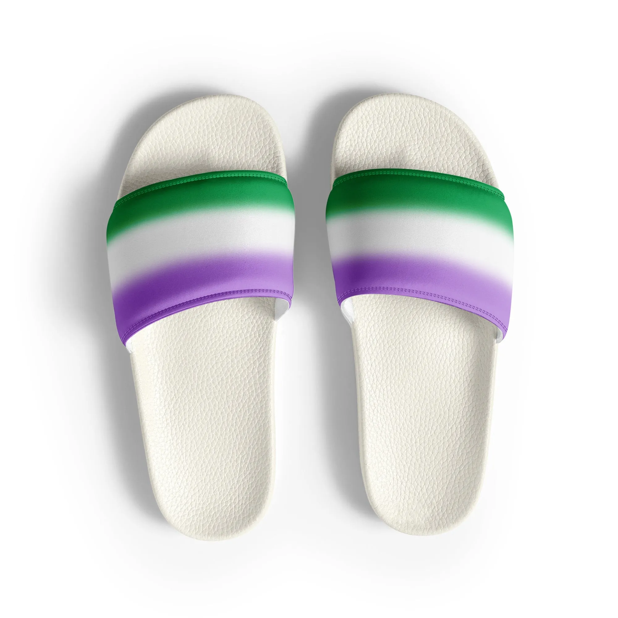 Genderqueer Pride Womens Slides Sandals