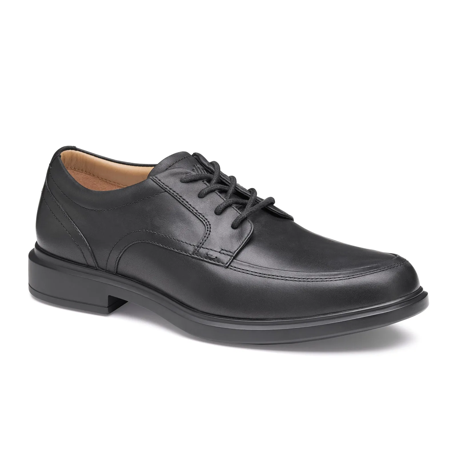 Johnston & Murphy XC4 Stanton Moc Lace Up Oxford (Men) - Black Waterproof Full Grain