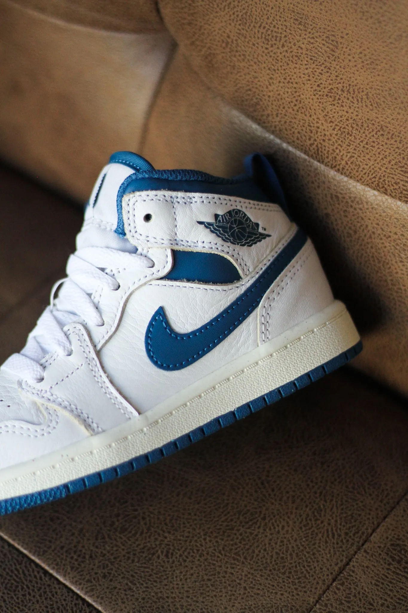 JORDAN 1 MID SE (PS) "INDUSTRIAL BLUE"