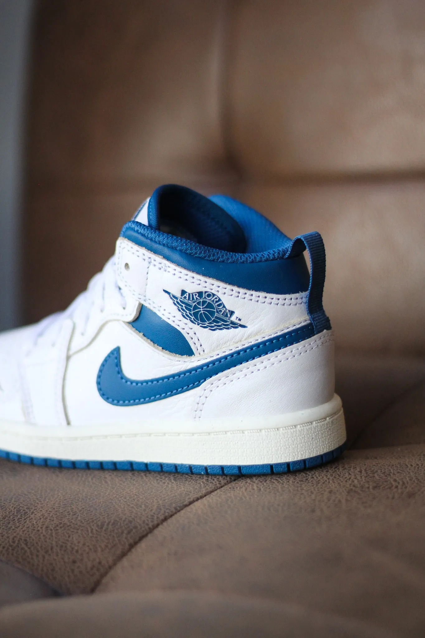 JORDAN 1 MID SE (PS) "INDUSTRIAL BLUE"