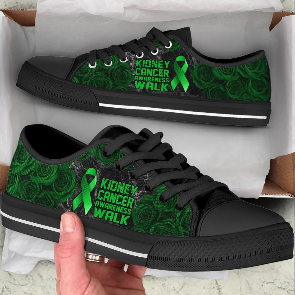 Kidney Cancer Shoes Awareness Walk Low Top Shoes, Best Canvas Shoes, Low Top Sneaker