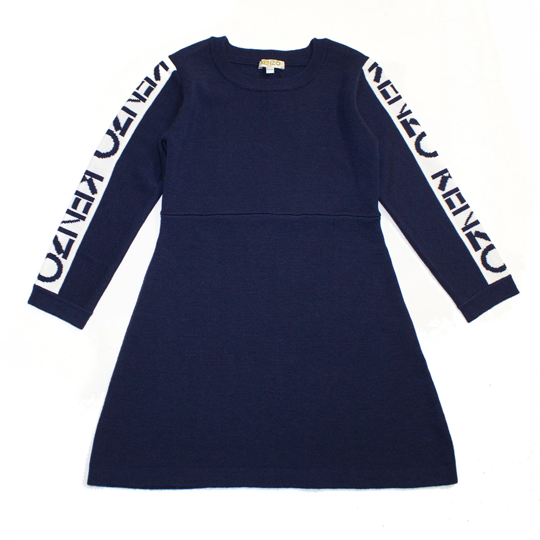 Knit Logo Sleeve Dress