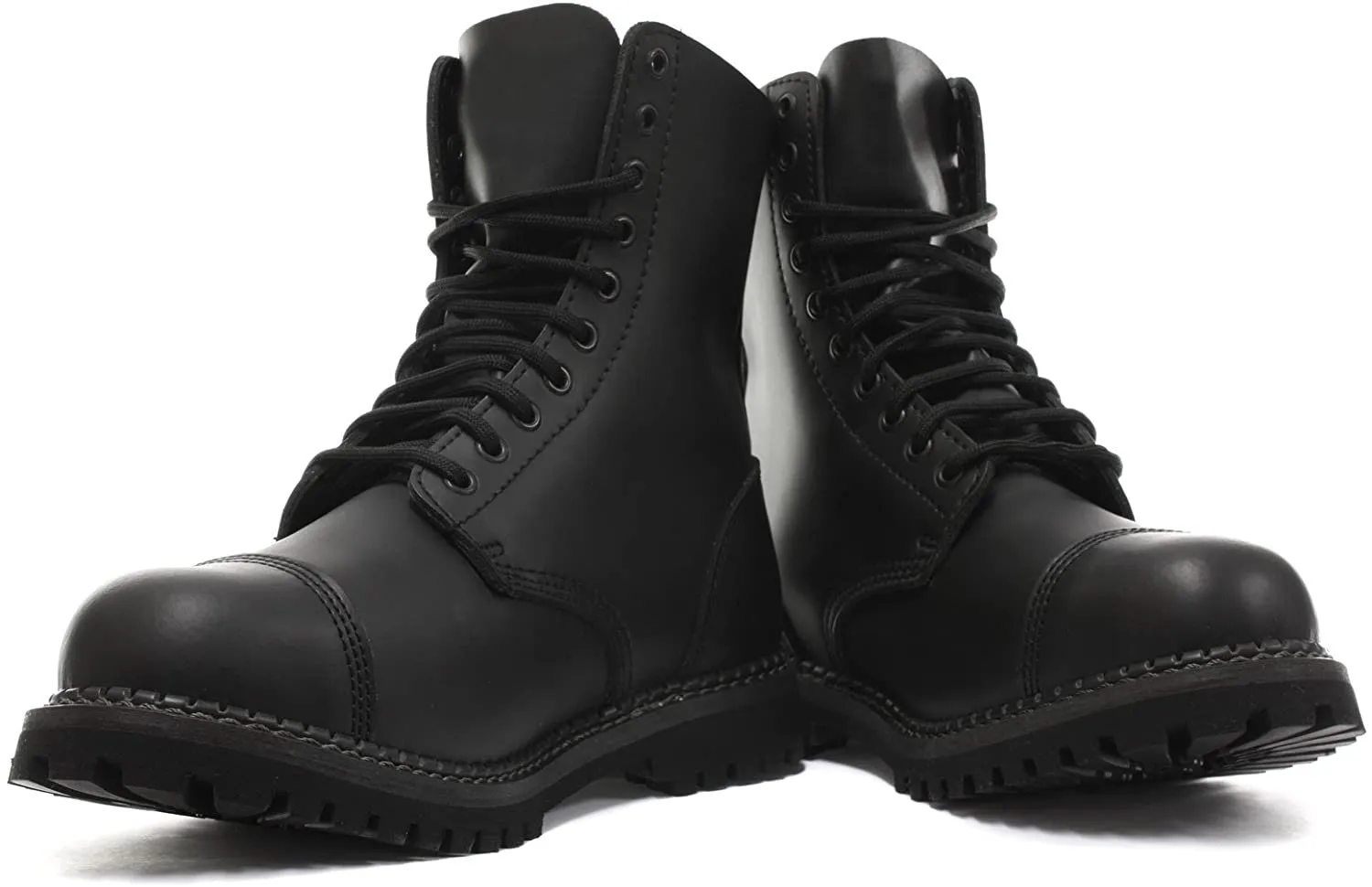 Leather Skinhead Boots 10 Hole