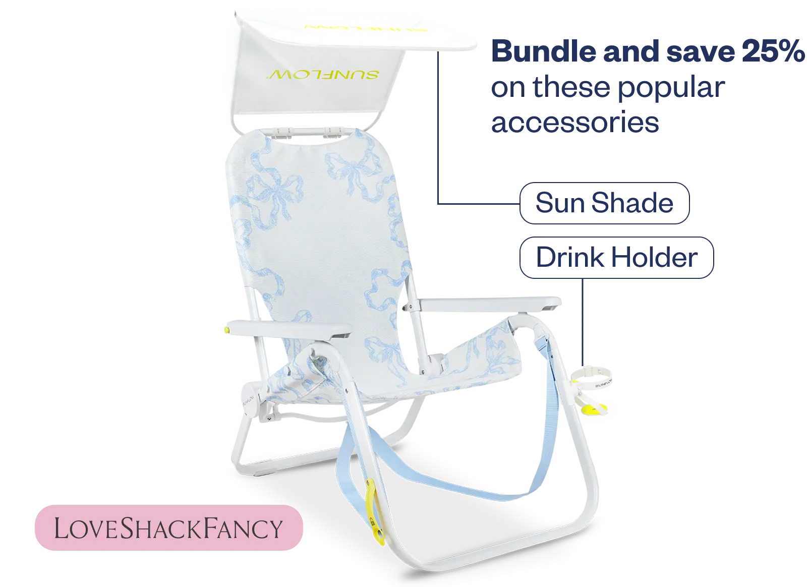 LoveShackFancy x SUNFLOW Shore Thing Chair