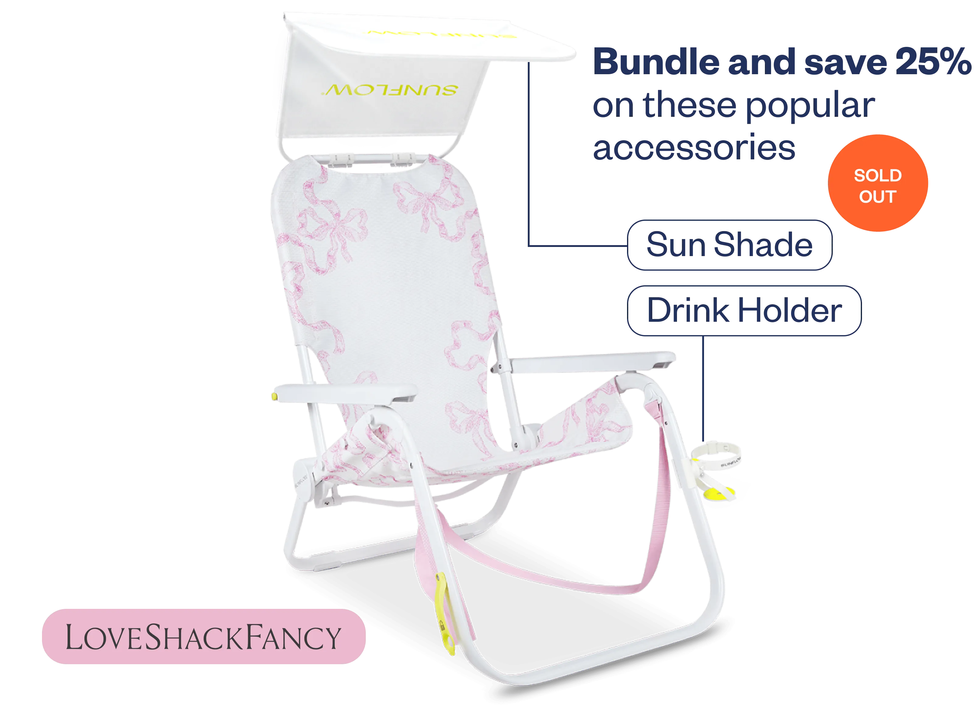 LoveShackFancy x SUNFLOW Shore Thing Chair