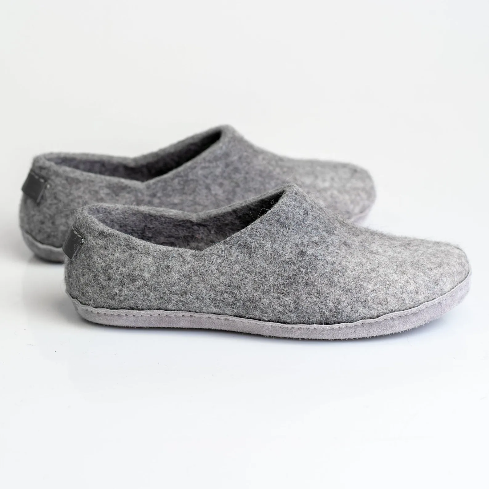 Men's clogs OMBRE with alpaca wool