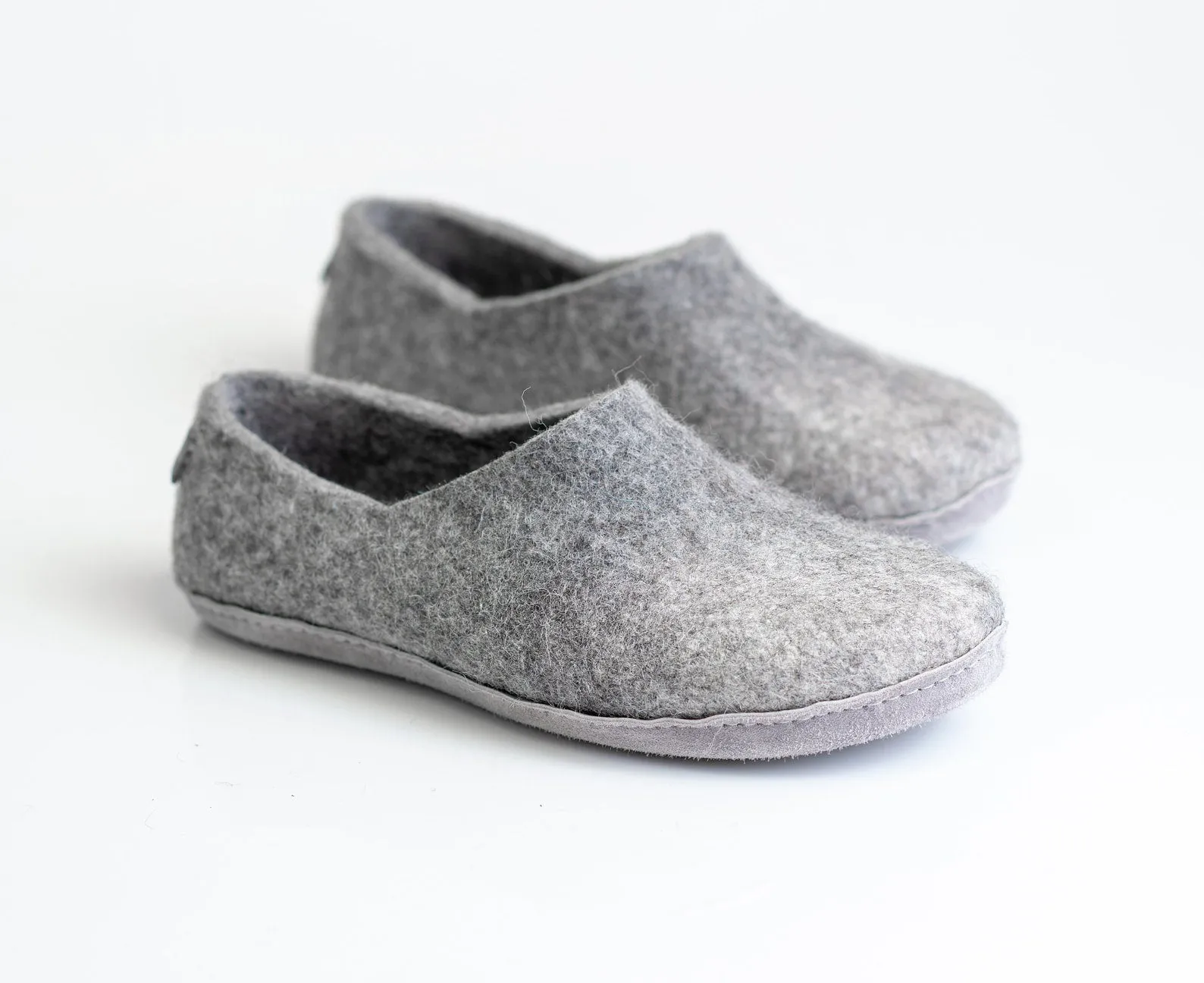 Men's clogs OMBRE with alpaca wool