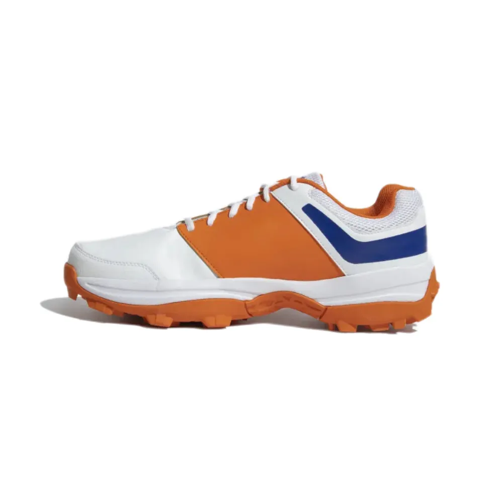 Men's Crinu 23 Cricket Shoe (Cloud White/Lucid Blue/Semi Impact Orange)