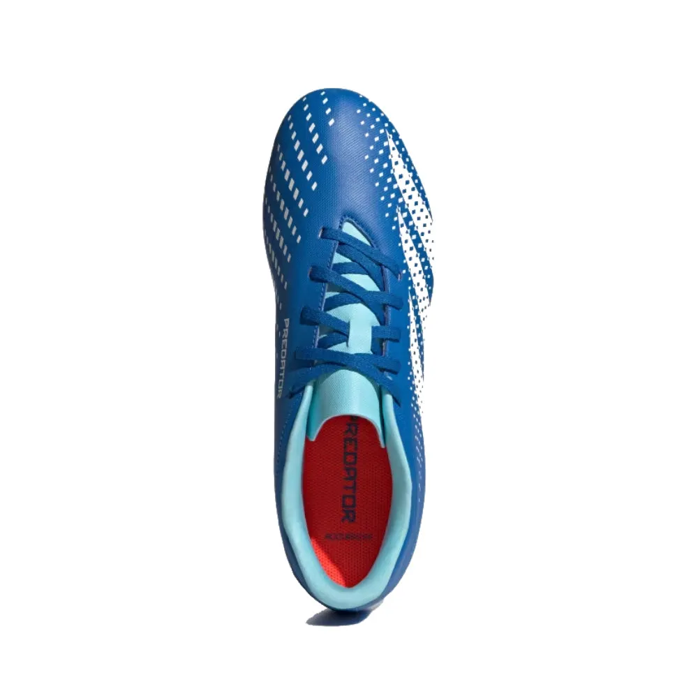 Men's Predator Accuracy.4 Flexible Ground Football Shoe (Bright Royal/Cloud White/Bliss Blue)