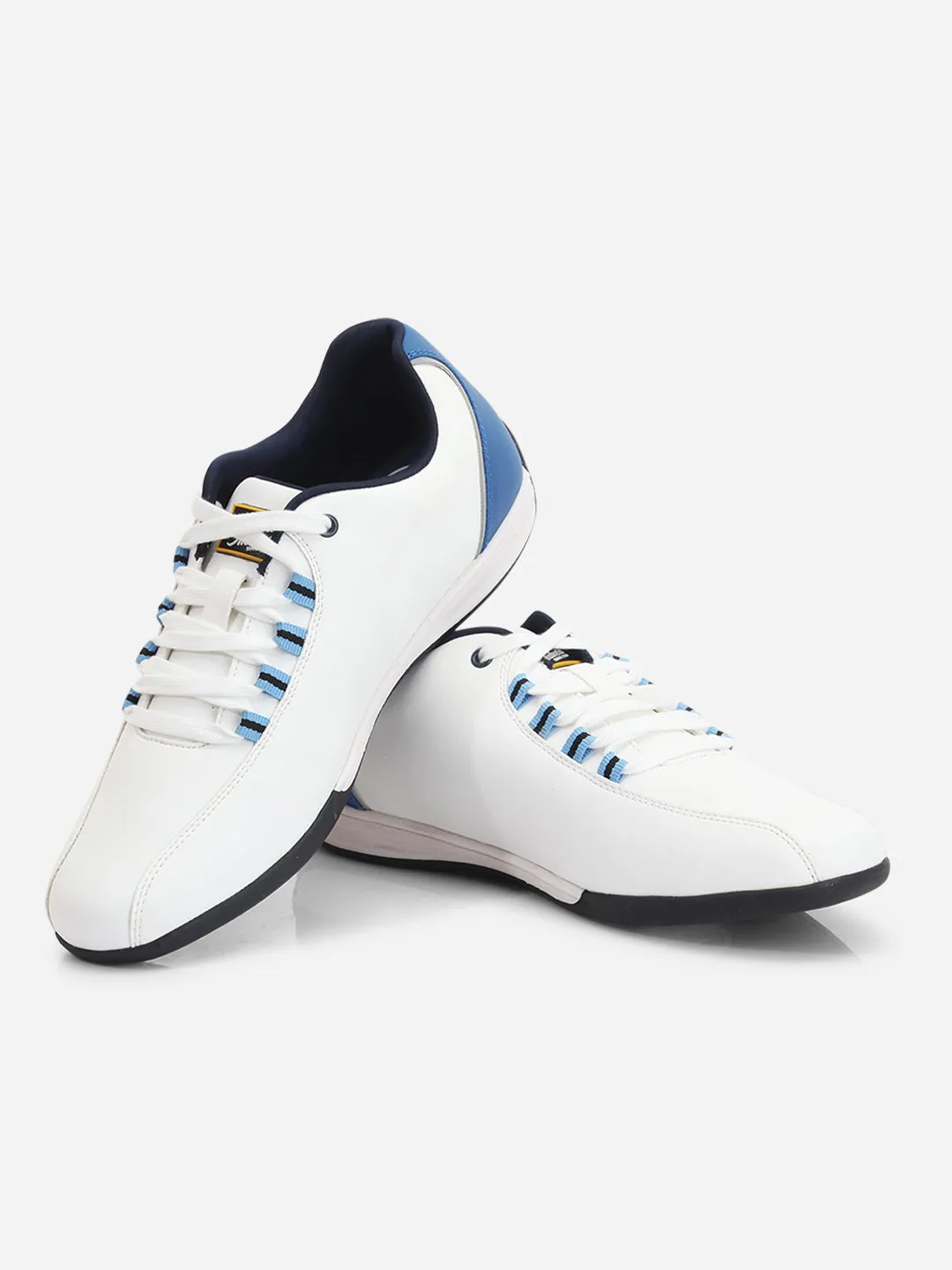 Men's White Urban Casual Lace Up Sneaker (ID3078)