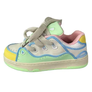 Mint Pastel Colors Soft Girl Aesthetic Sneakers Shoes