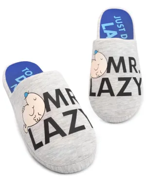 Mr. Men Mr Lazy Slippers For Men