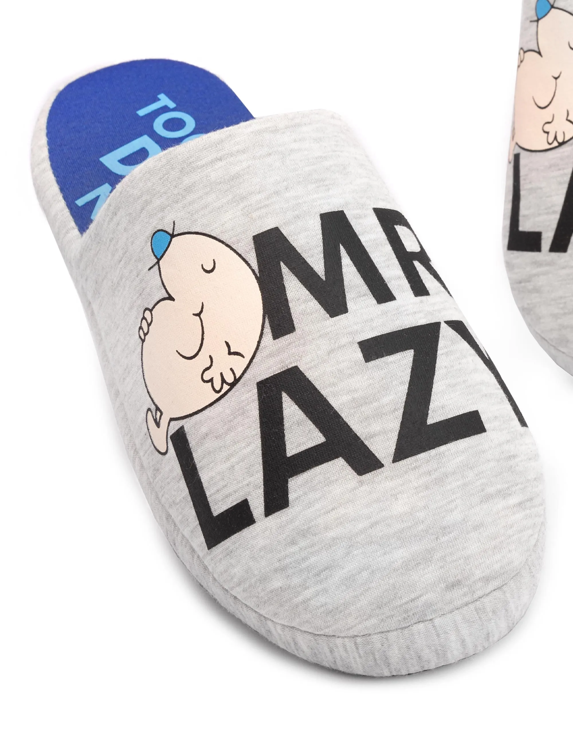 Mr. Men Mr Lazy Slippers For Men