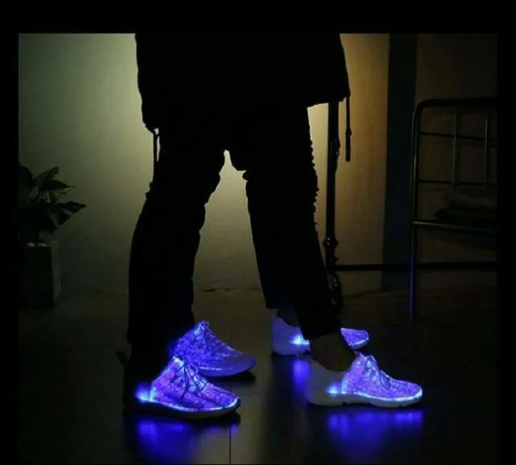 New Led Fiber Optic Shoes