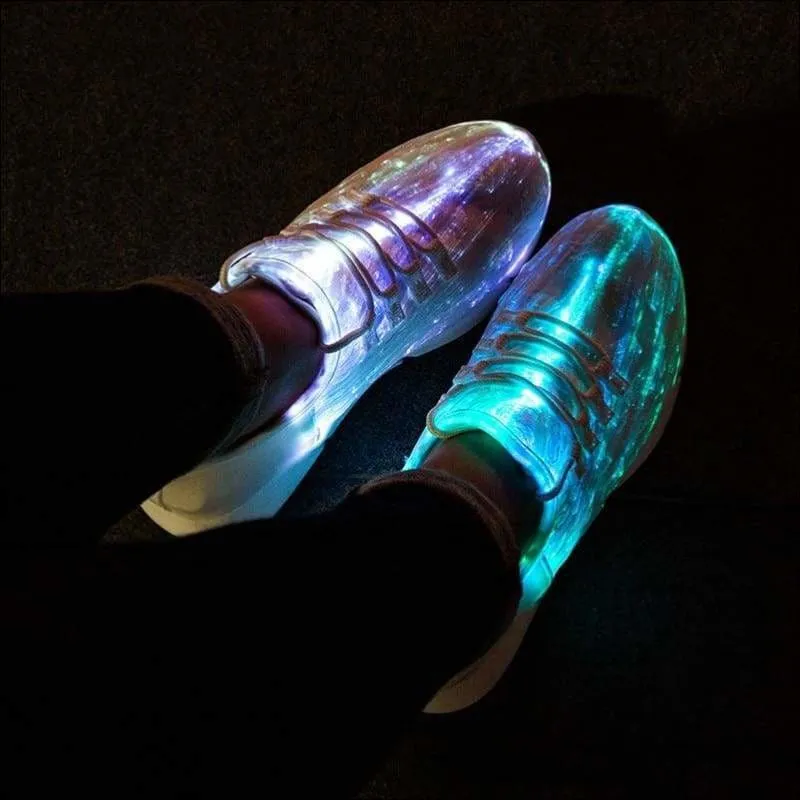 New Led Fiber Optic Shoes