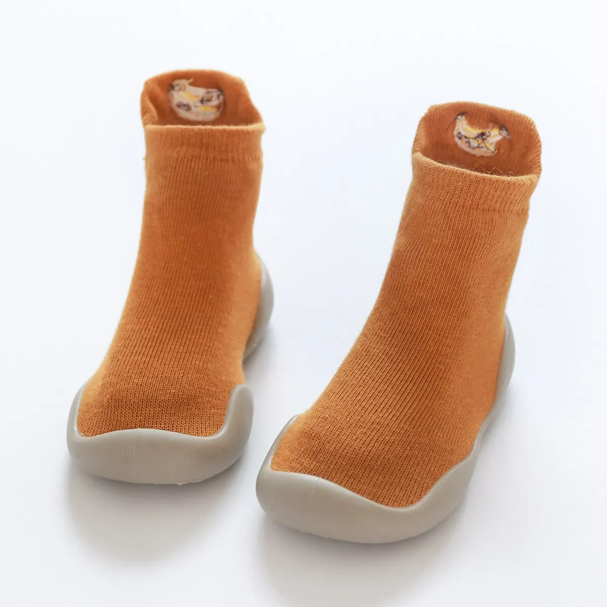 Newborn Baby Girl Shoes Embroidery Pattern Nonslip Floor Socks Kids Girls Soft Rubber Shoes - TGSH50687