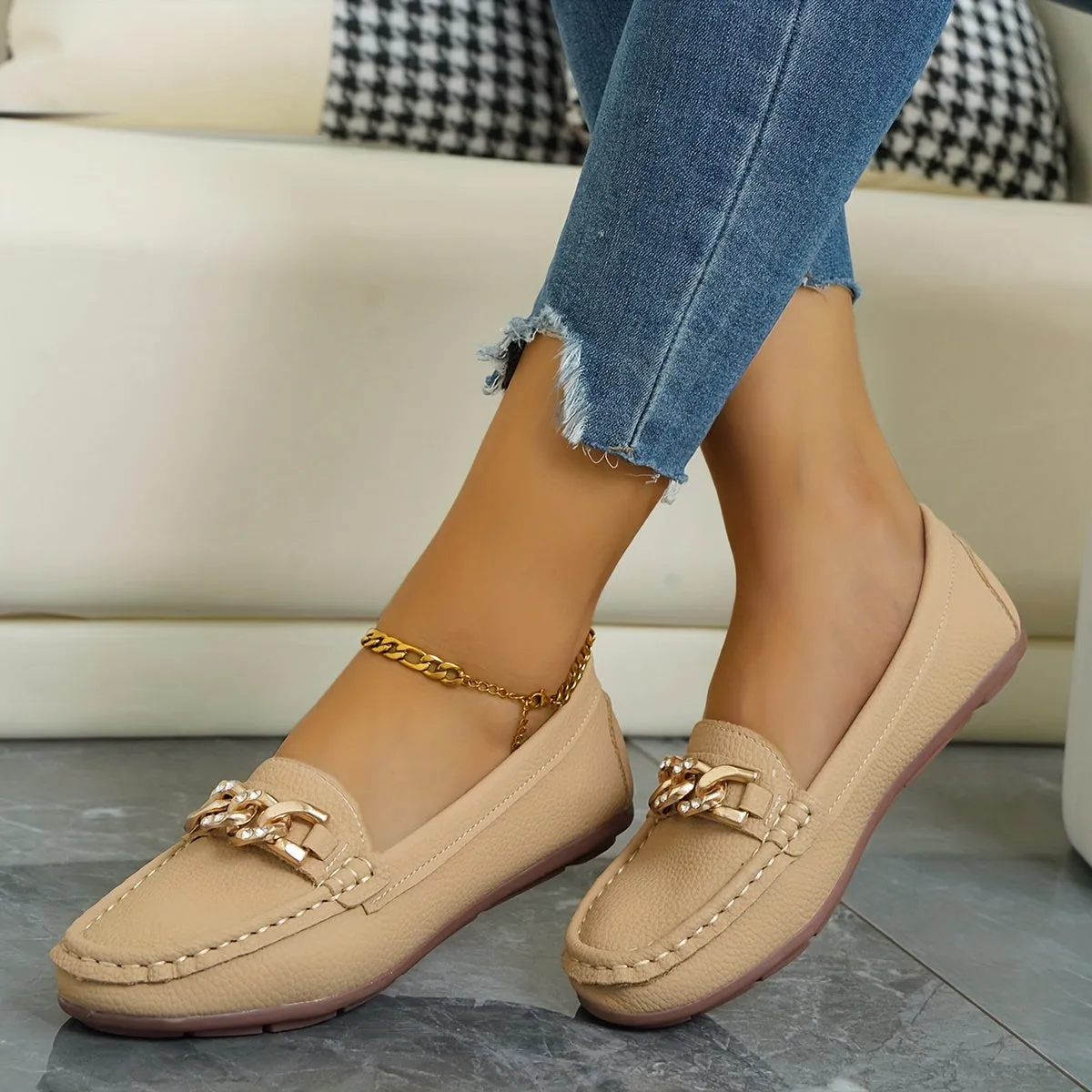 Owlkay Comfortable Casual Loafers Casual Shoes LF45