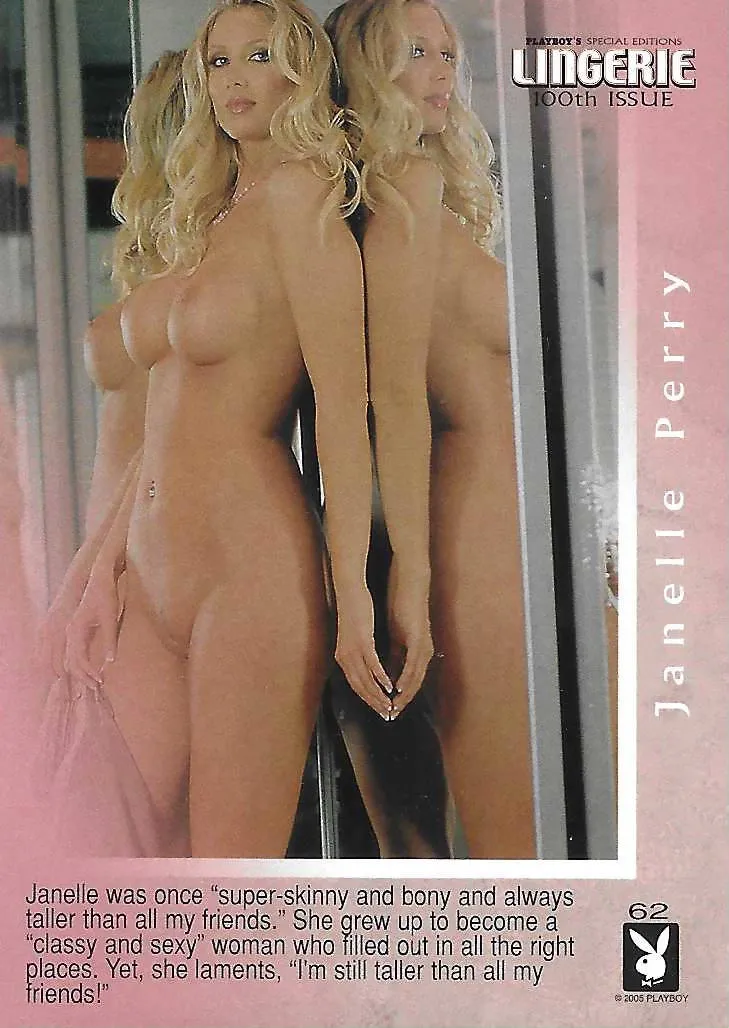 Playboy's Special Editions Lingerie 100th Issue #62 Janelle Perry