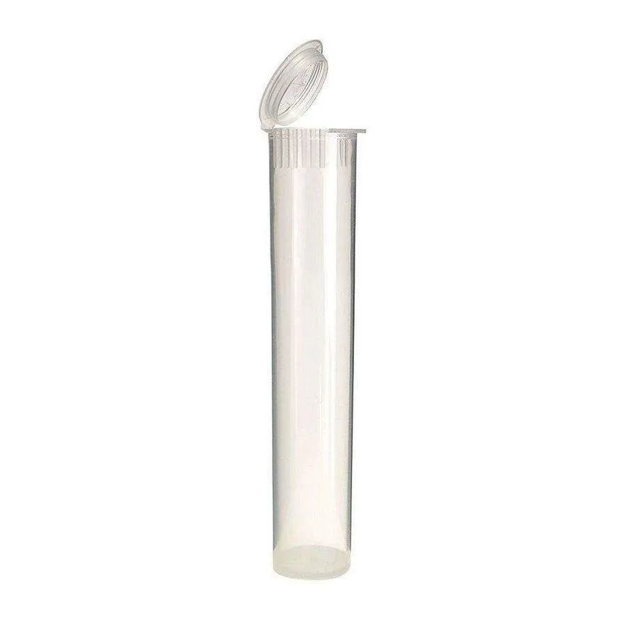 Translucent Squeeze Top Child-Resistant Pre-Roll Tube | 94 mm